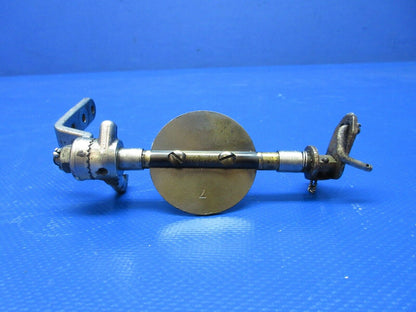 Cessna Marvel Schebler Throttle Valve, Shaft & Cover P/N 12-B72 (1124-1449)