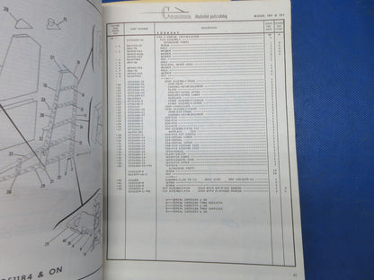 Cessna 180 & 182 1963 thru 1971 & 185 Skywagon Series Parts Catalog (1024-1303)