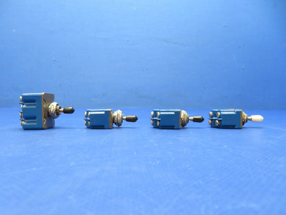 Cessna 421 Honeywell Toggle Switches P/N 2TL1-2, 4TL1-2 LOT OF 4 (0326-234)9