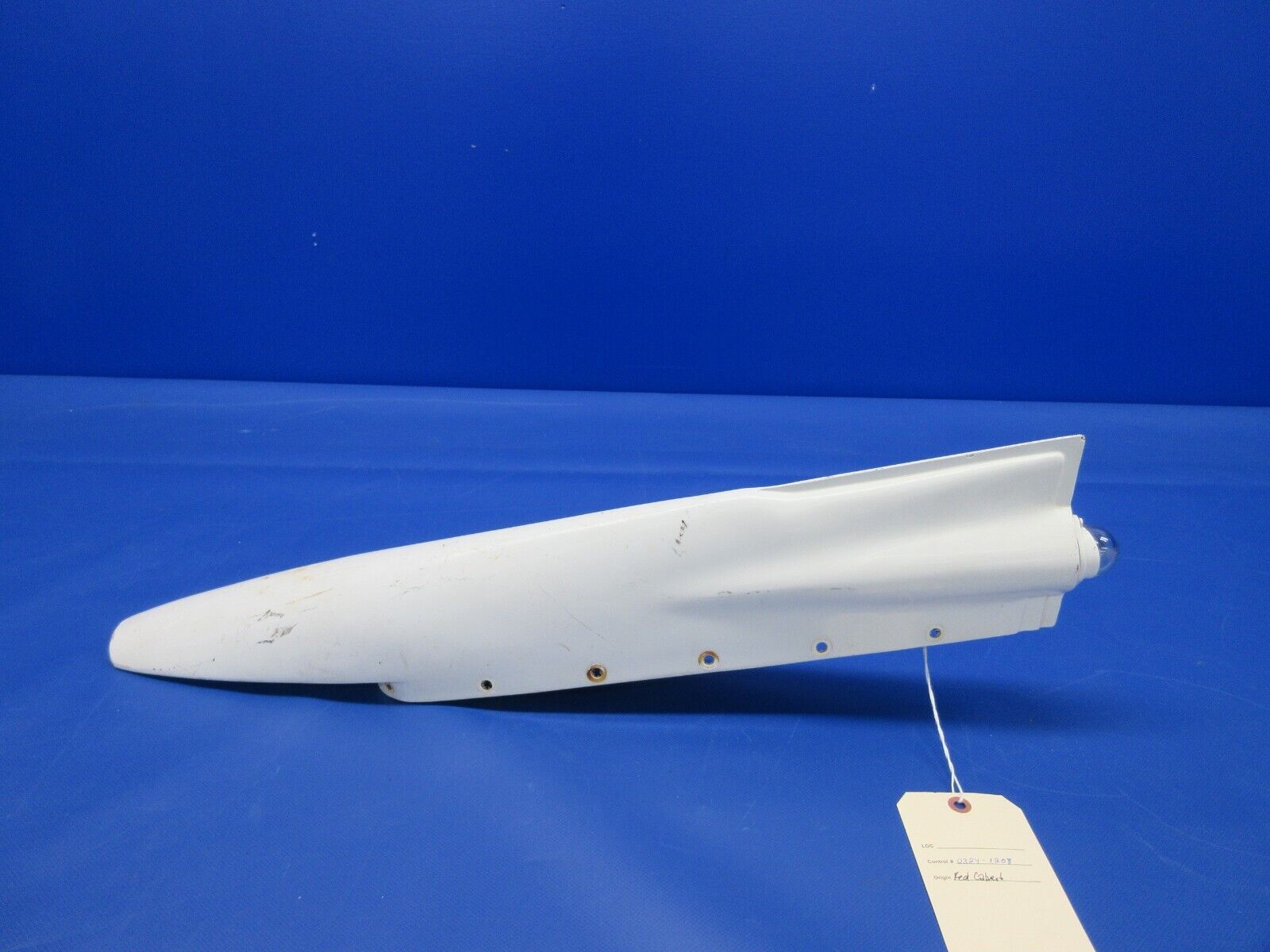 Piper PA38-112 Tomahawk Upper Rudder Fairing with Light P/N 77612-02 (0324-1208)