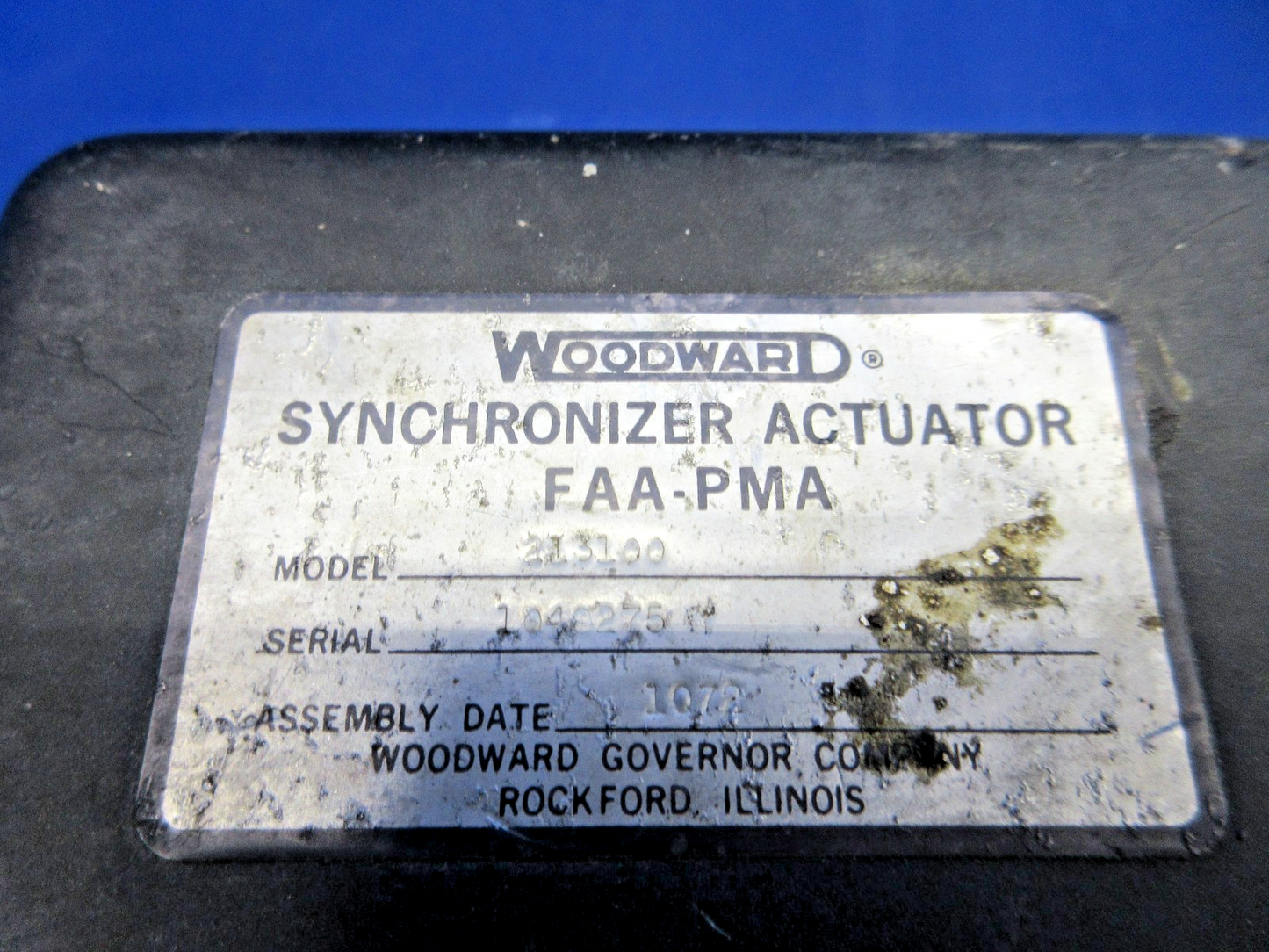 Cessna 310 / 310I Woodward 213100 Propeller Synchronizer Actuator (0326-886)2