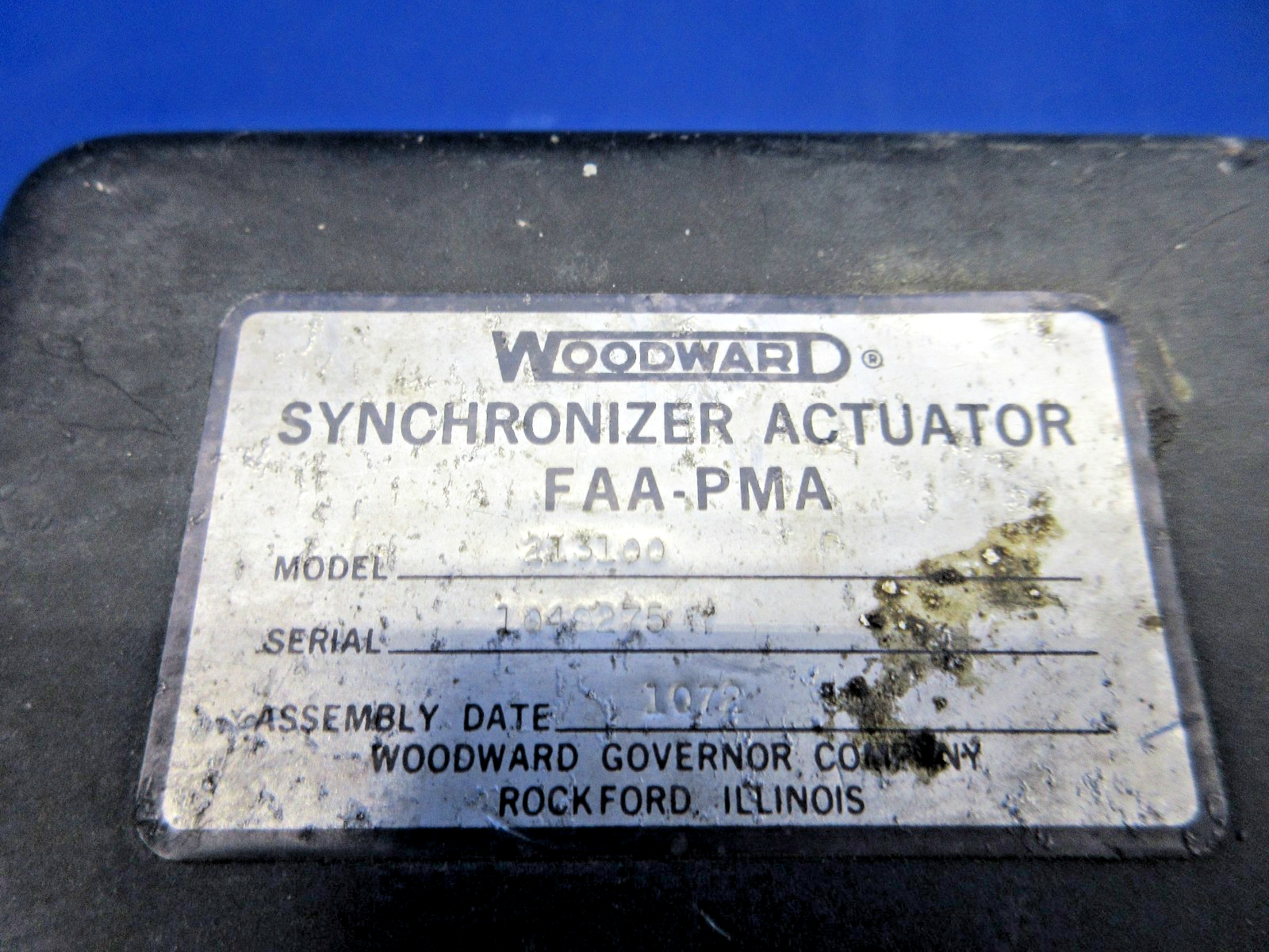 Cessna 310 / 310I Woodward 213100 Propeller Synchronizer Actuator (0326-886)2