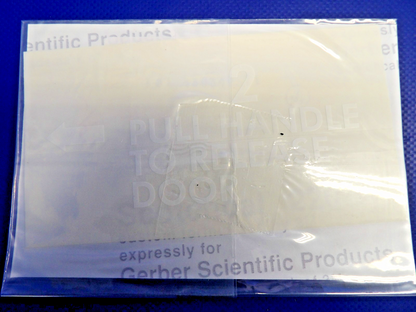 Beech King Air Emergency Exit Placard Kit w/ 8130 P/N 010-4310-3 NOS (0426-1301)11