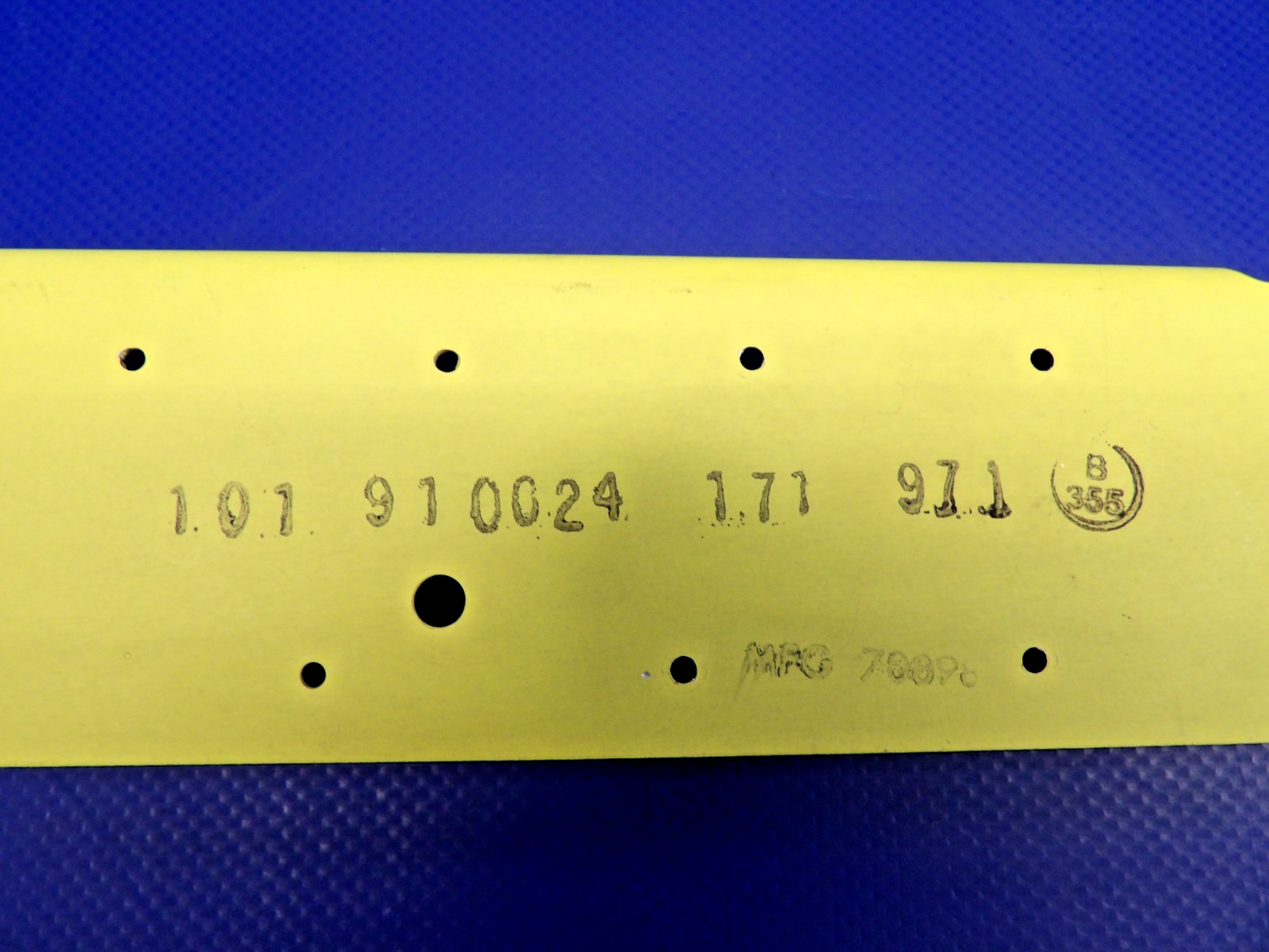 King Air Beech LWR FWD Cowling Stiffener RH NOS P/N 101-910024-171 (0326-1246)5