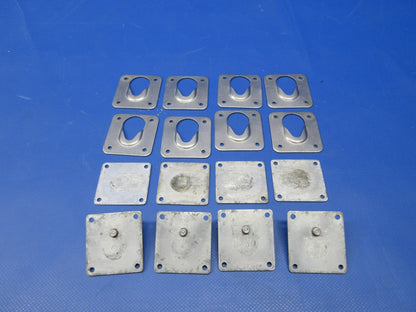 Piper PA-34-200T Rear Seat Attachment Plate Set 68094-03 LOT (0524-1244)2