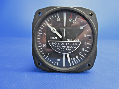 Rockwell 112 Manifold / Fuel Pressure Gauge 6080-H46 WARRANTY (0926-846)0