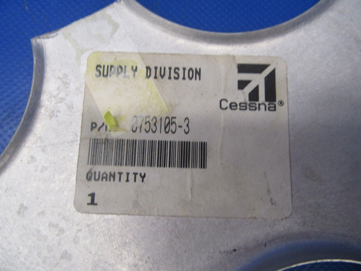 Cessna Doubler P/N 0753105-3 - Partial Part For Reapr Doubler (0918-220)