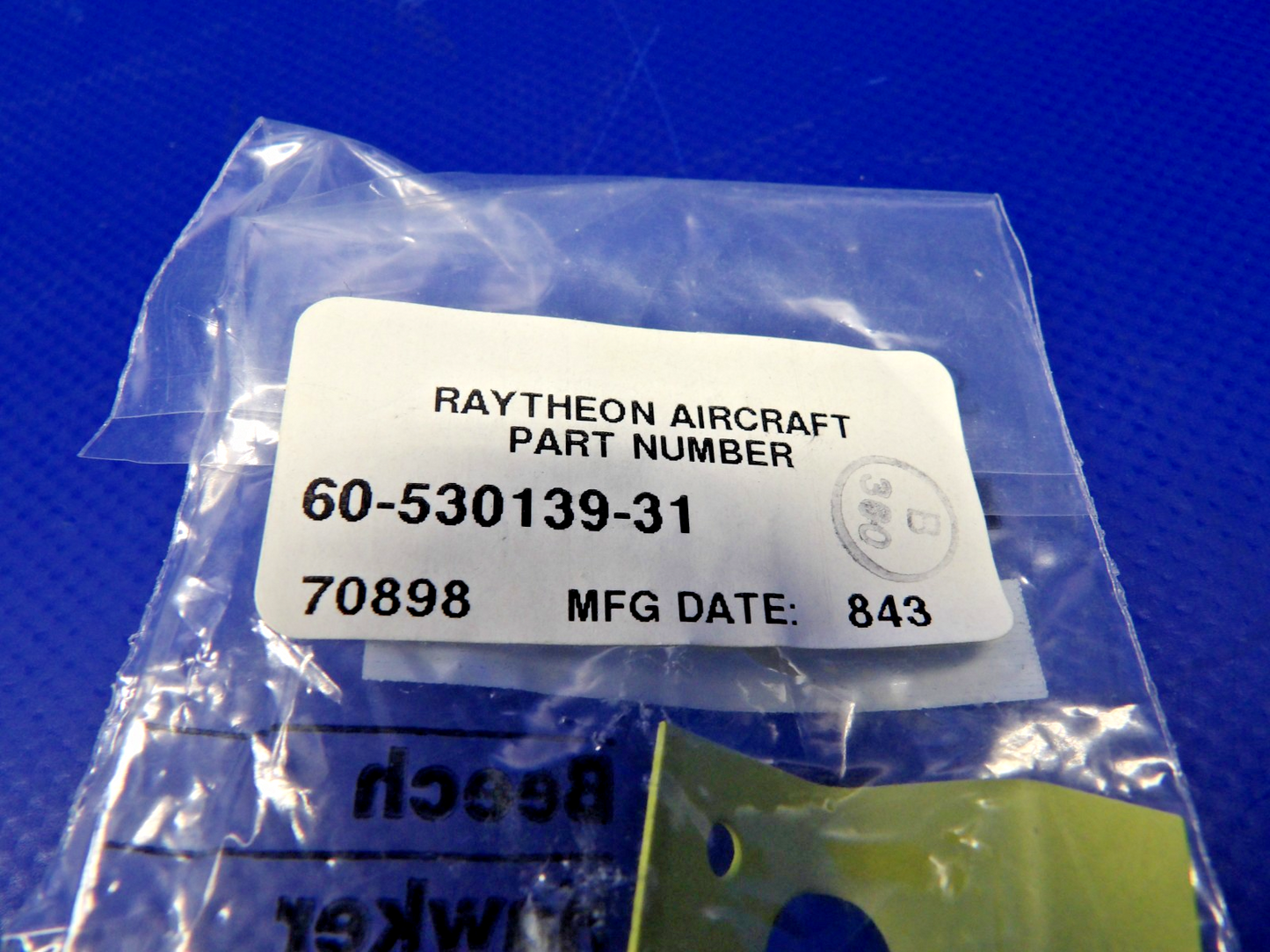 Beech Armrest Spring P/N 60-530139-31 NOS (0426-1283)2
