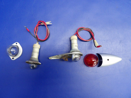 Cessna Grimes RH& Tail Position Light P/N C622001-0401(-0201) TESTED (0626-1432)0
