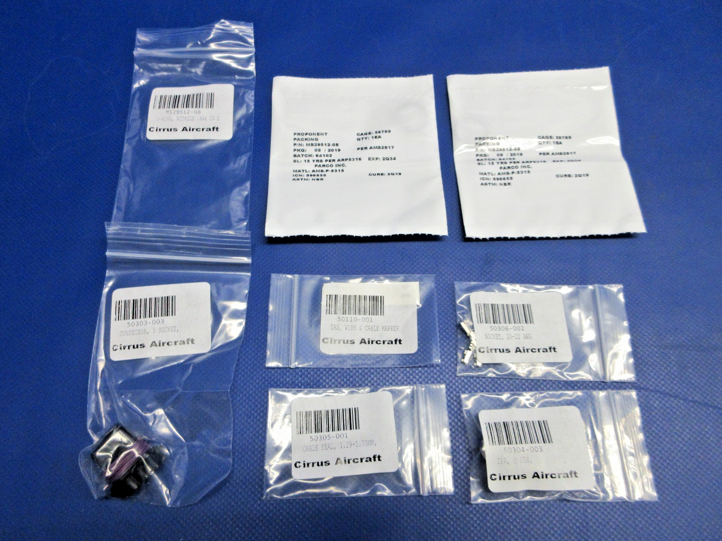 Cirrus Weldon Fuel Pump Connector Kit P/N 70673-001 NOS (0426-706)1