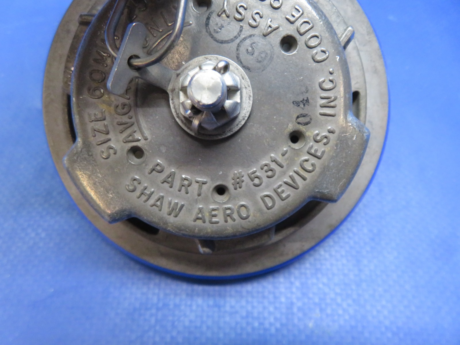 Shaw Aero Fuel Cap Size 60mm w/ New Fluorosilicone O-Ring 531-046 (0426-113)2