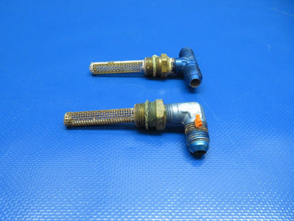 Aviation Fuel Finger Strainers 1-7/8" Long Screen 3/8" NPT LOT OF 4 (1124-183)