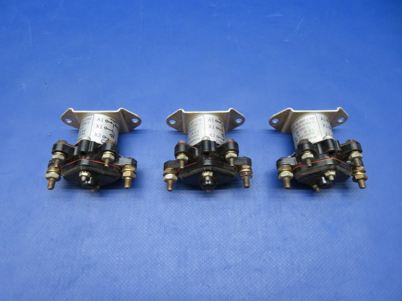 Cessna 421 Cutler-Hammer Relays 28v 50amp 6041H169A LOT OF 3 TESTED (0326-233)0