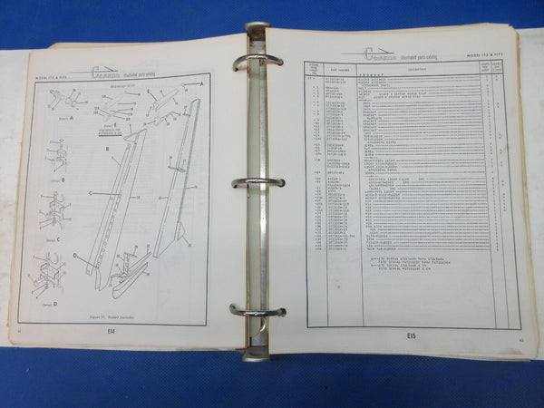 Cessna 172 & 172F 1975 thru 1978 Parts Catalog (1024-1282)