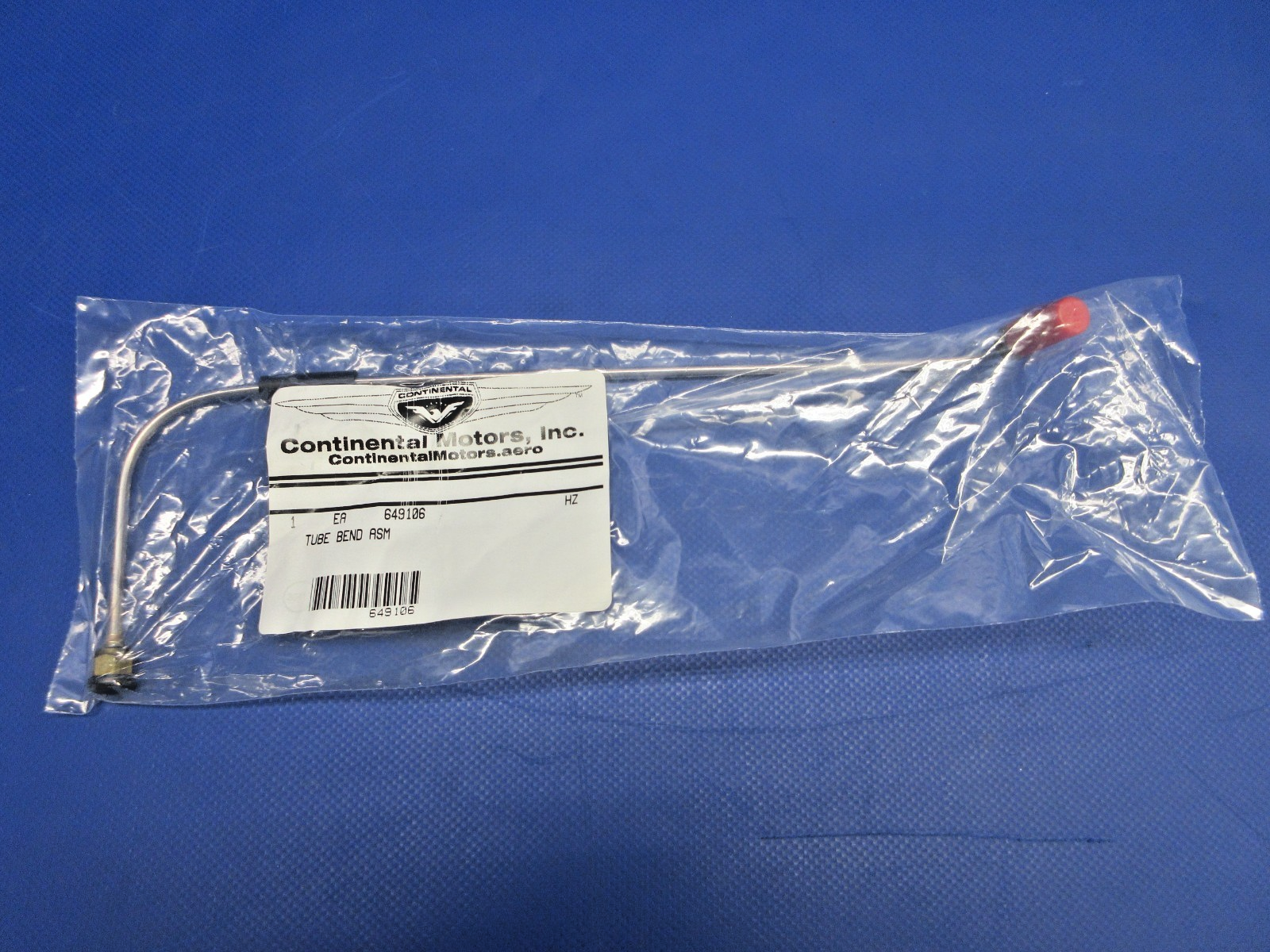 Continental Fuel Injector Bend Tube #6 Cylinder P/N 649106 NOS (0326-929)1