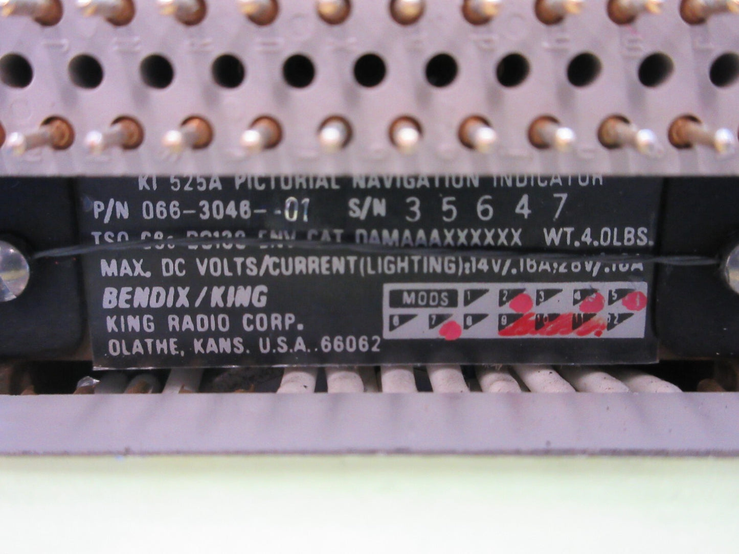 Bendix King KI525A Pictorial Nav Indicator 066-3046-01 CORE (0225-1255)8