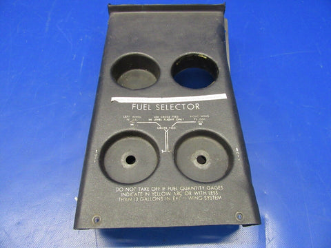 Beech Baron 58P Fuel Selector Cover P/N 102-530042-11 (0320-226)