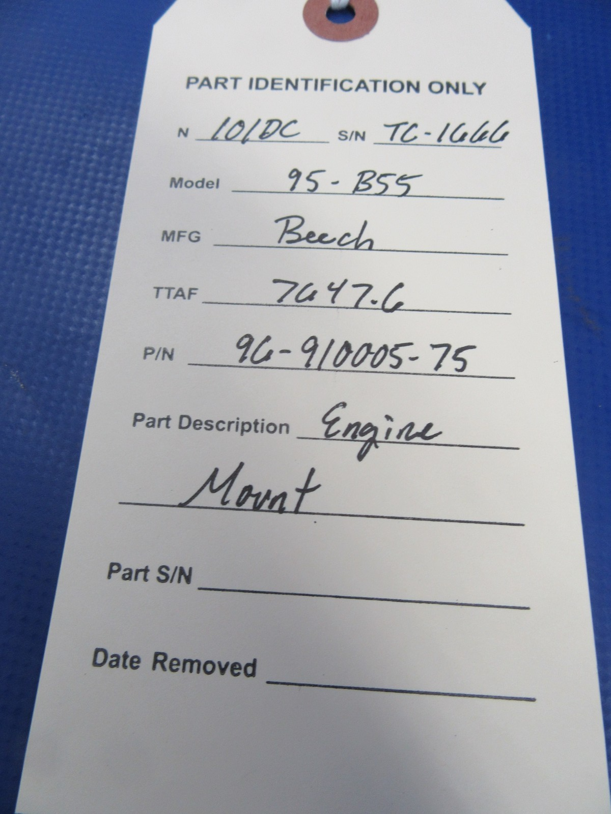 Beech 95-B55 Baron Engine Mount P/N 96-910005-75 LH or RH (0326-46)14