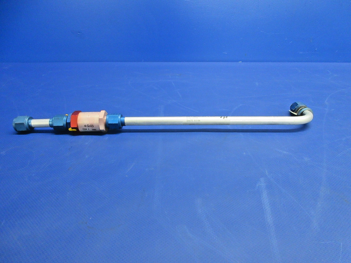 Cirrus SR22 Fuel Check Valve & Lines LH & RH P/N 340100, 17980-001 (0926-797)10