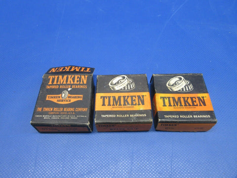 Timken Roller Bearing P/N 07196 LOT OF 3 NOS  (0324-1213)