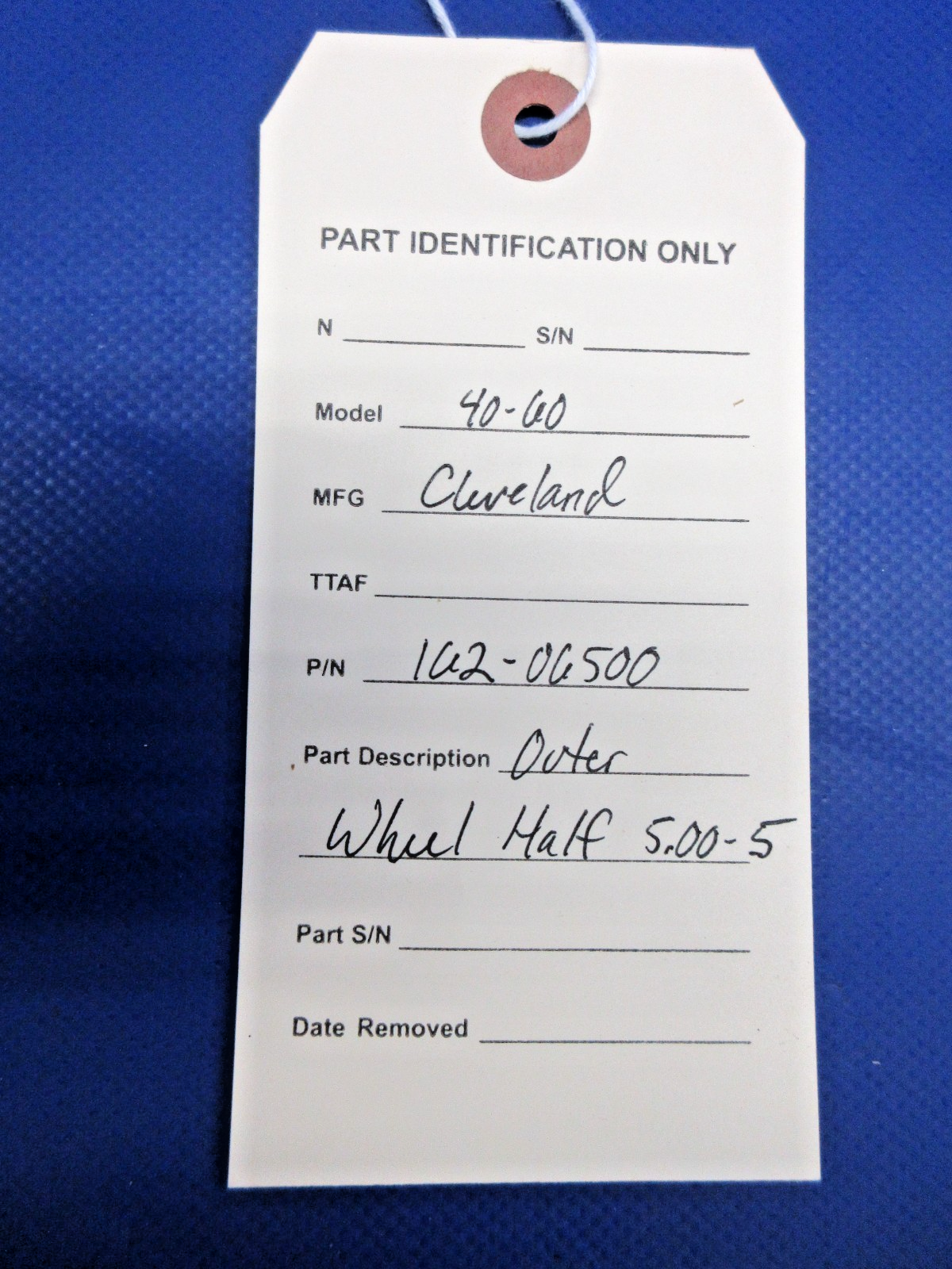 Cleveland 40-60 Outer Wheel Half 6.00-6 P/N 162-06500 (0926-717)9