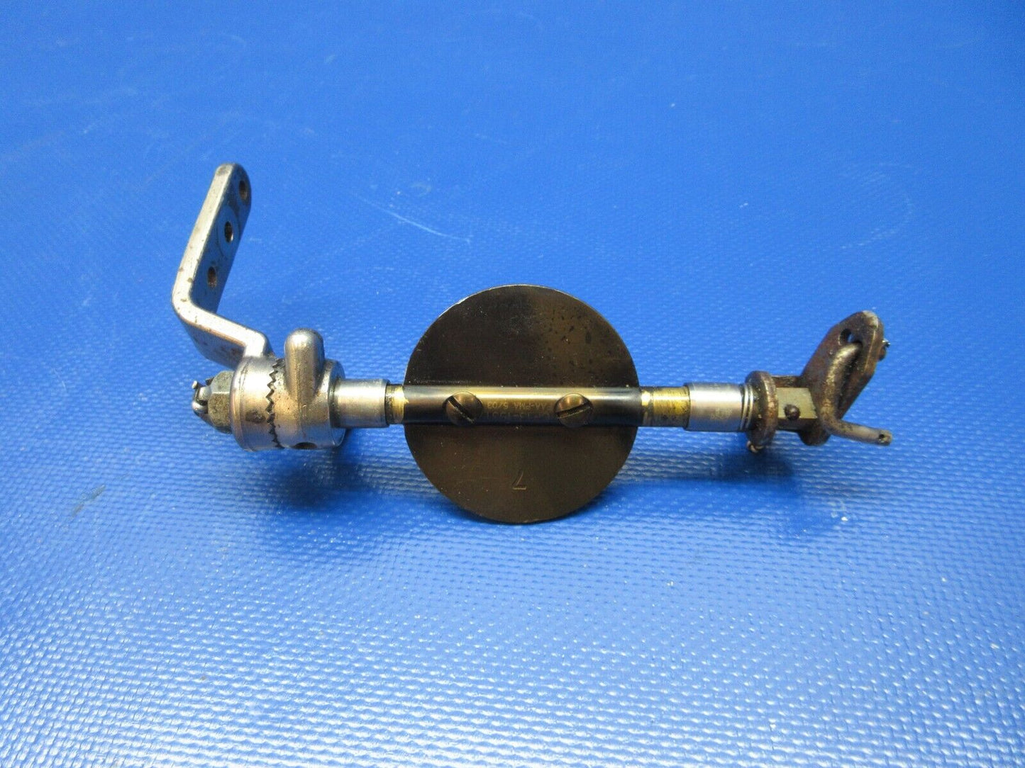 Cessna Marvel Schebler Throttle Valve, Shaft & Cover P/N 12-B72 (1124-1449)