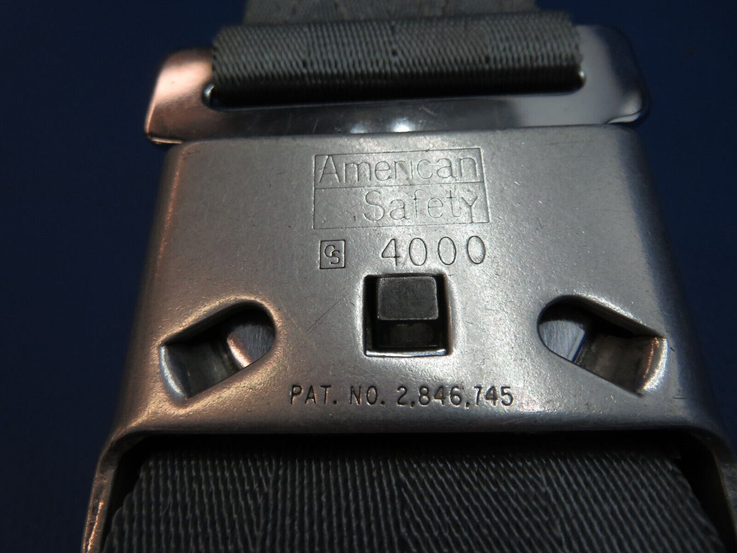 Am-Safe Lap Belt - Grey P/N 501301-401 (0523-963)
