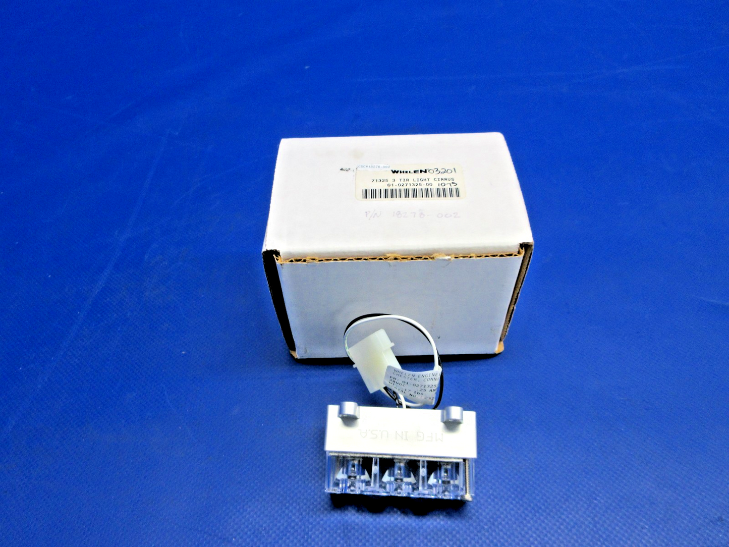 Whelen LED Recognition Light 28V P/N 01-0271325-00 NOS (0426-751)0
