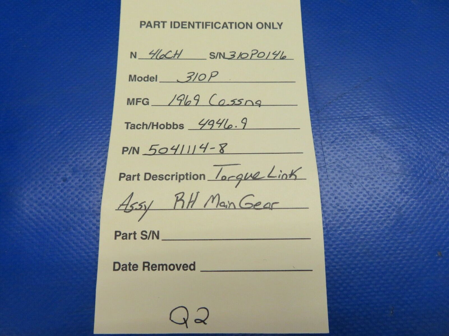 Cessna 310P Torque Link Assy RH Main Gear P/N 5041114-8 (0620-682)