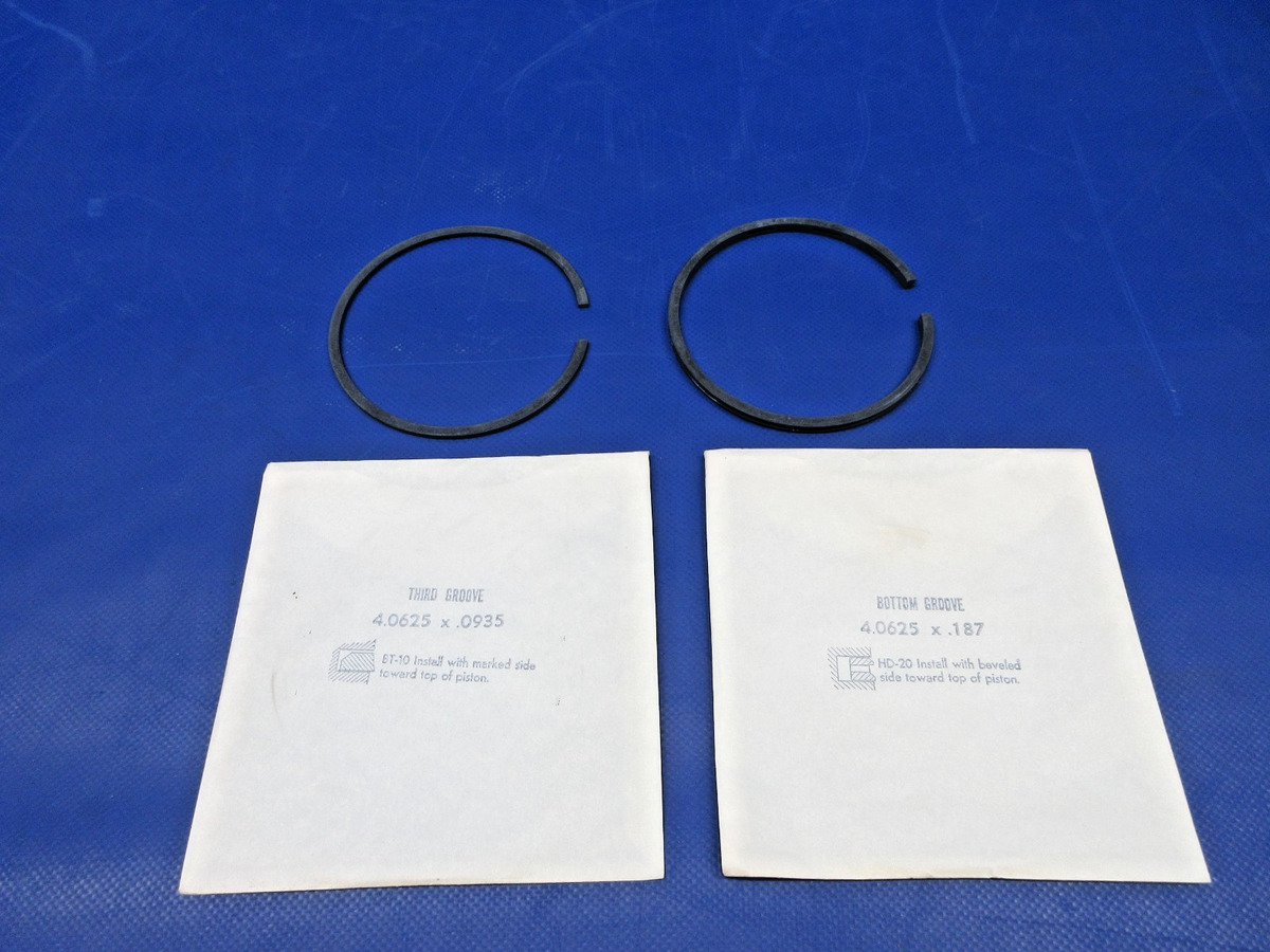 Continental / TCM Standard Piston Ring Set P/N 638109A1 NOS (0926-710)7