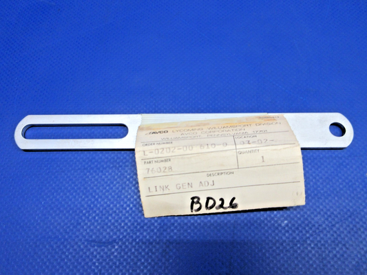 Lycoming Alternator Support Strut P/N 76028 NOS (0526-960)0