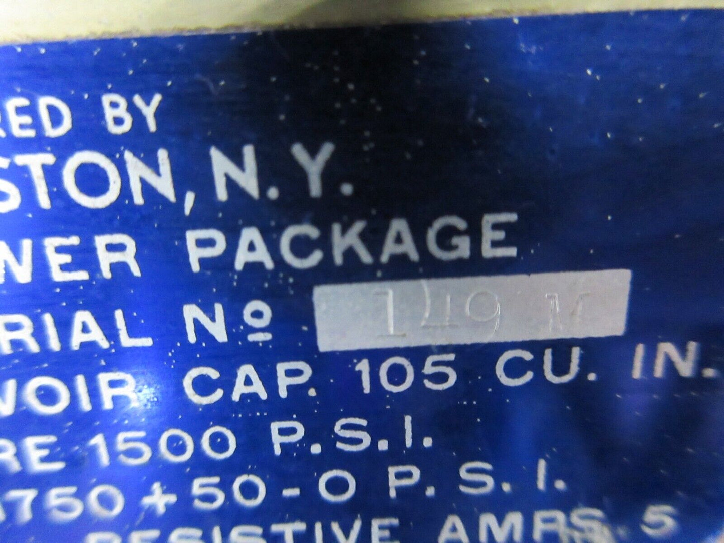 Early Cessna 210 Hydraulic Power Pack Unit P/N 1280100-2 (1224-2073)