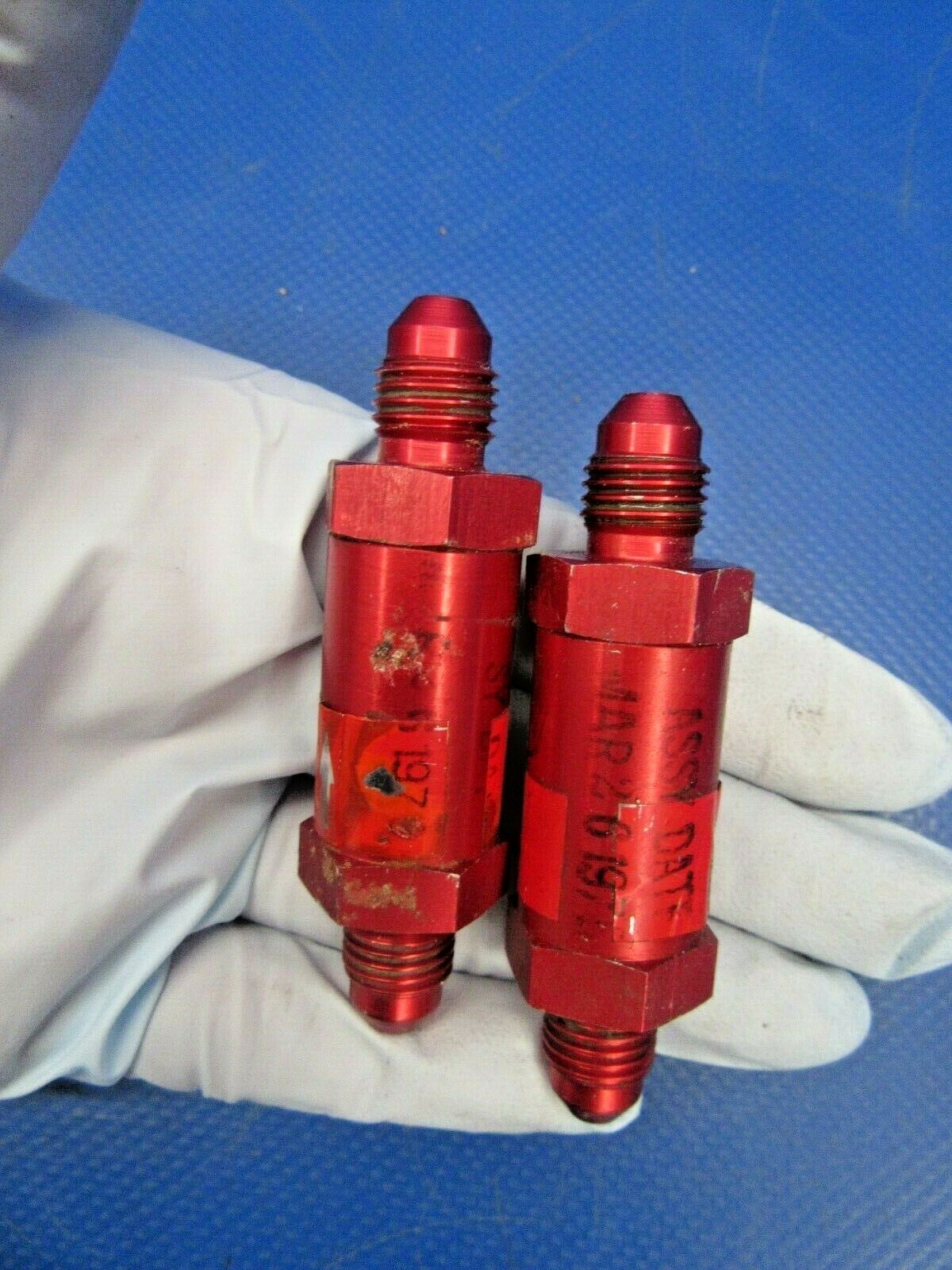 Beech Baron Duke's Check Valves 366-00, 3217-00-5 LOT OF 4 (0219-273)8