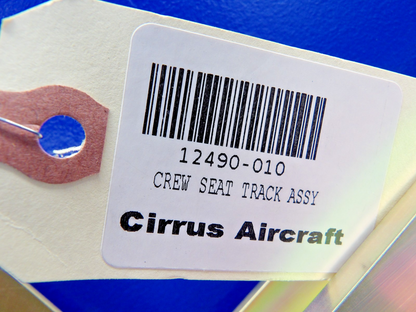 Cirrus SR20 / SR22 Crew Seat Track P/N 12490-010 NOS (0426-1370)1