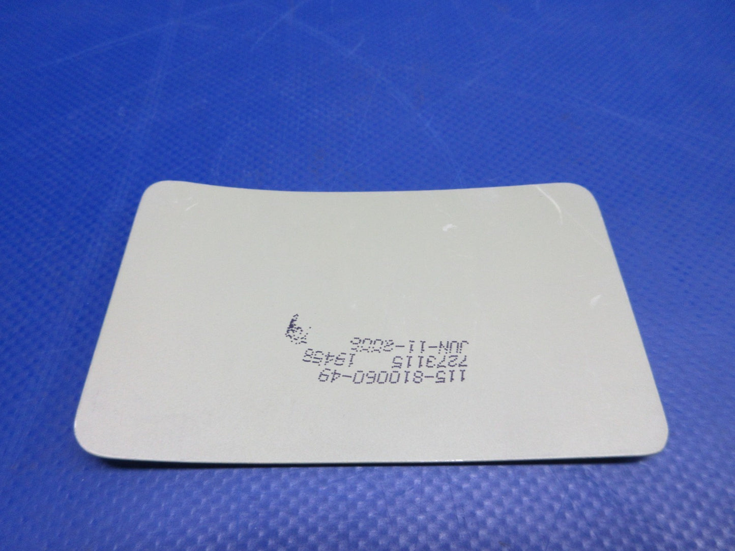 Beech Main Gear Door Reinforcement Plate w/8130 P/N 115-810060-49 NOS (0426-799)8