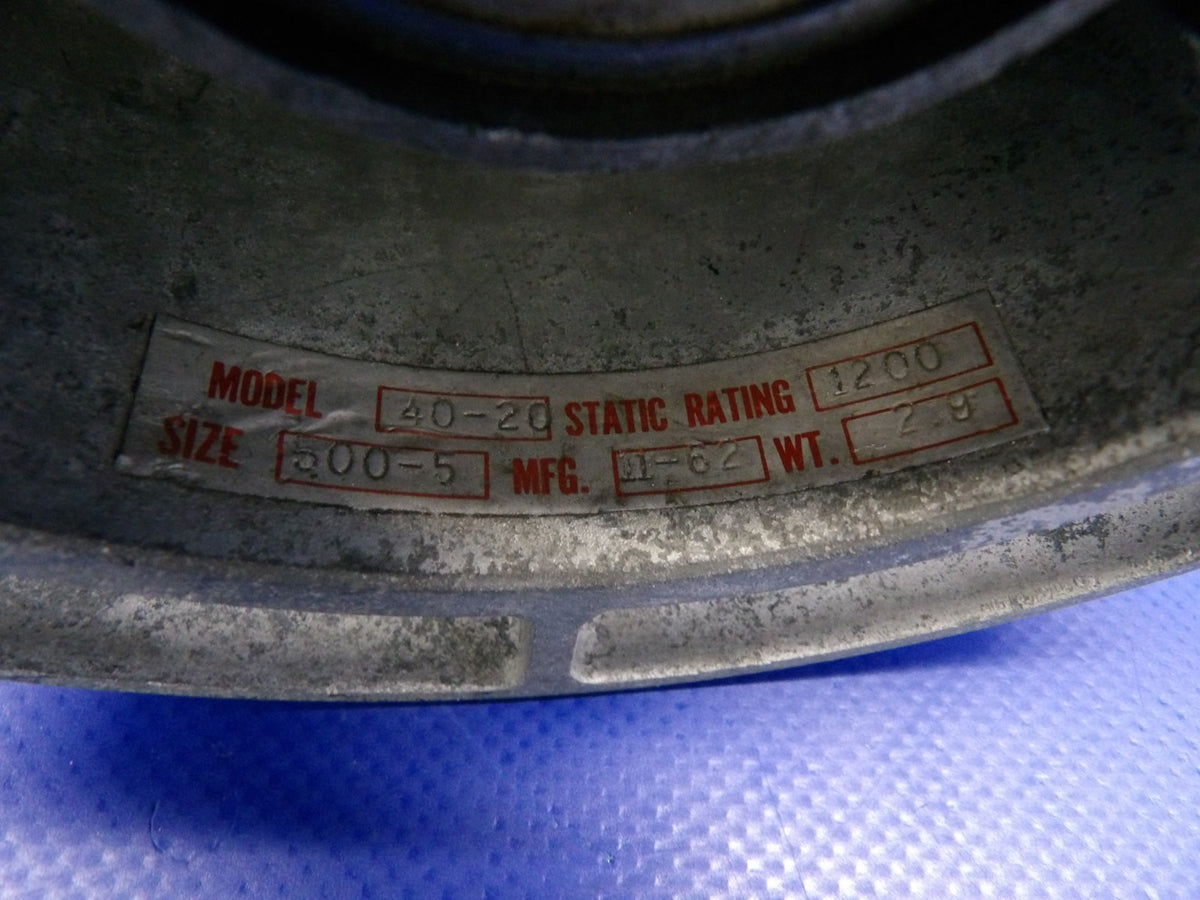 Mooney M20E Cleveland 40-20 Nose Wheel 5.00-5 (0826-2155)4