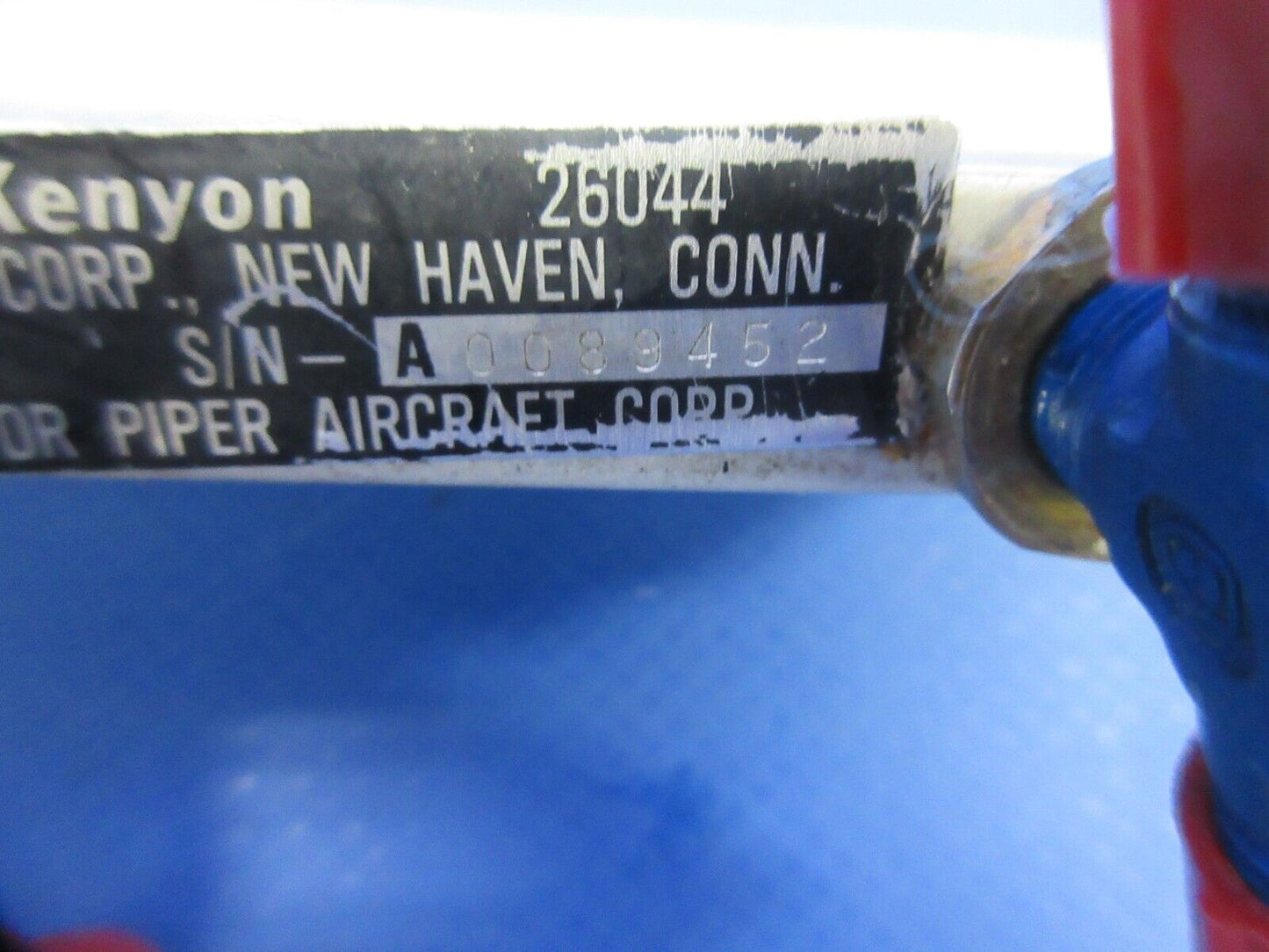 Piper PA-28-161 Warrior Gar-Kenyon Master Cylinder Assembly P/N 17000 (0824-975)