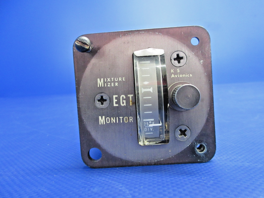 Beech 35 / A35 Bonanza KS Avionics EGT Monitor 14V P/N A001L TESTED (0826-843)0