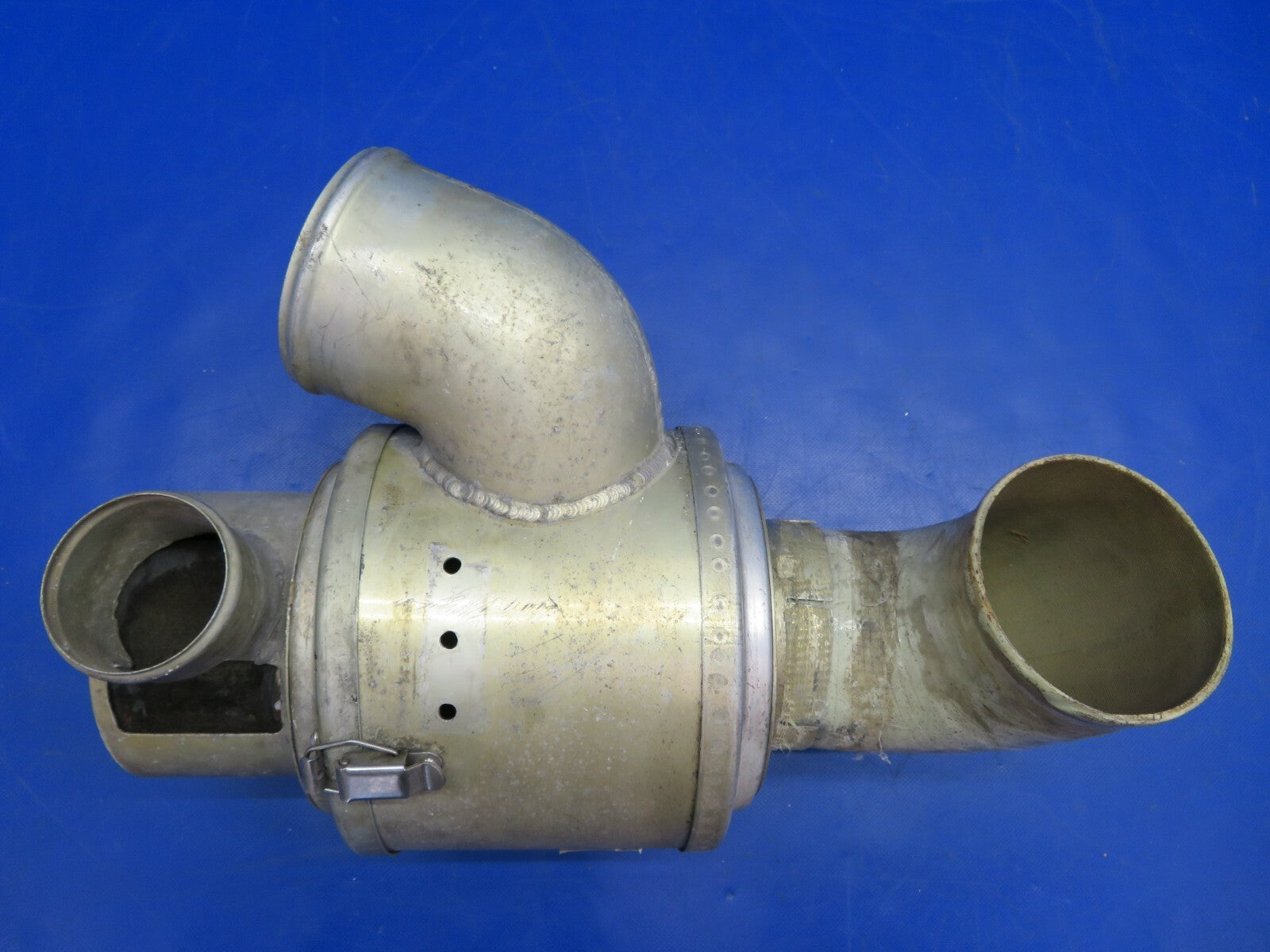 Cessna 310P Air Induction Box Canister Weld Assy LH P/N 0850344-57 (0620-732)2
