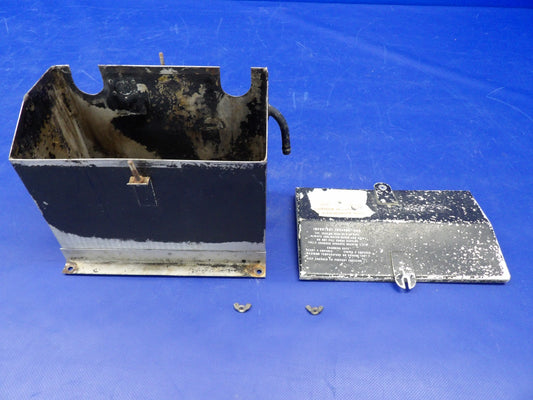 Piper PA-28-140 Cherokee Battery Box & Lid P/N 63888-00 (0526-1270)0