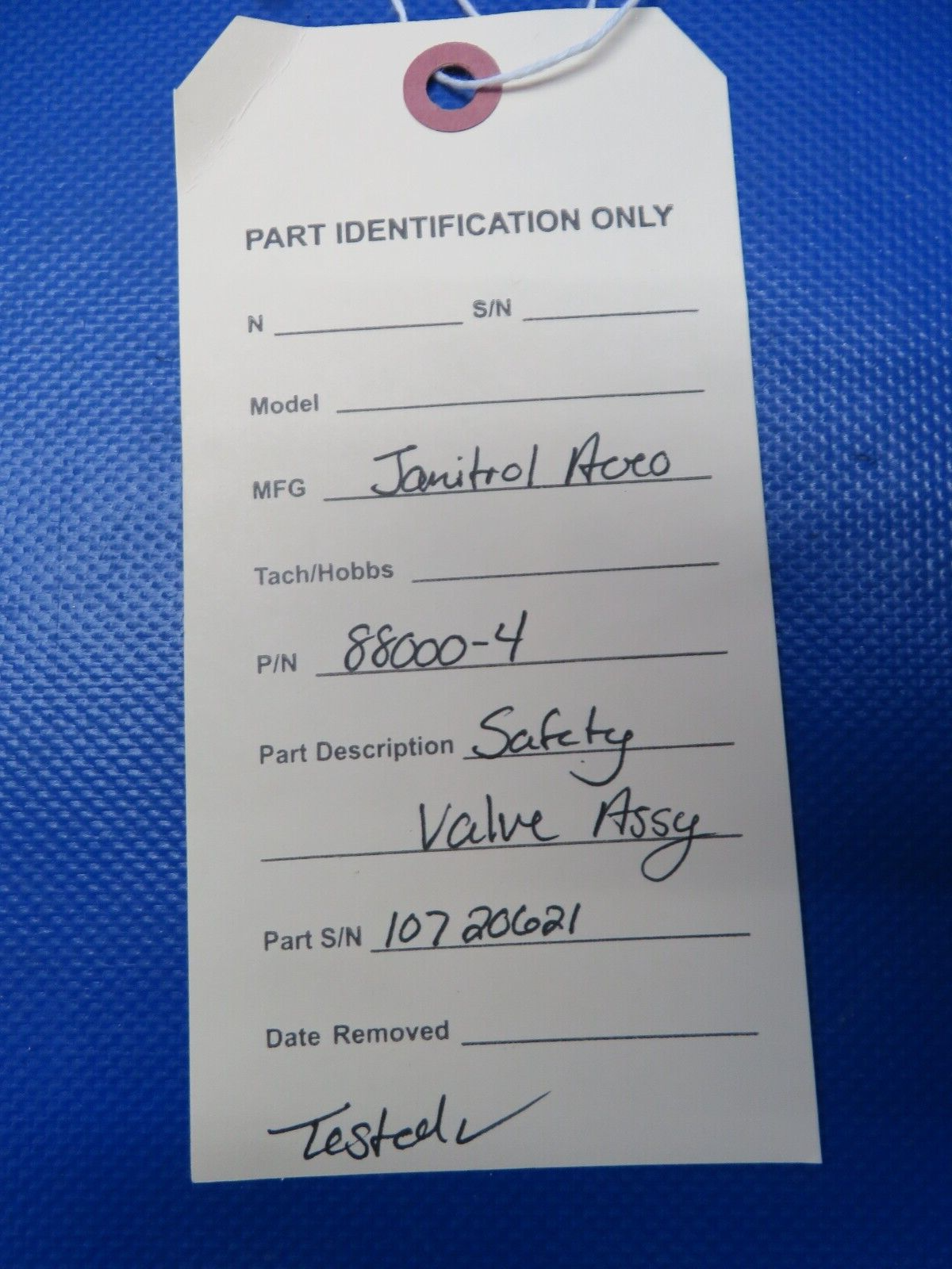 Janitrol Aero Safety Valve Assy P/N 88000-4 TESTED (0424-283)