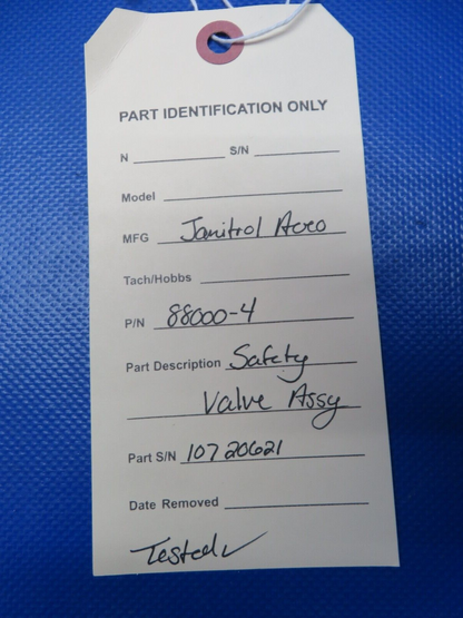 Janitrol Aero Safety Valve Assy P/N 88000-4 TESTED (0424-283)