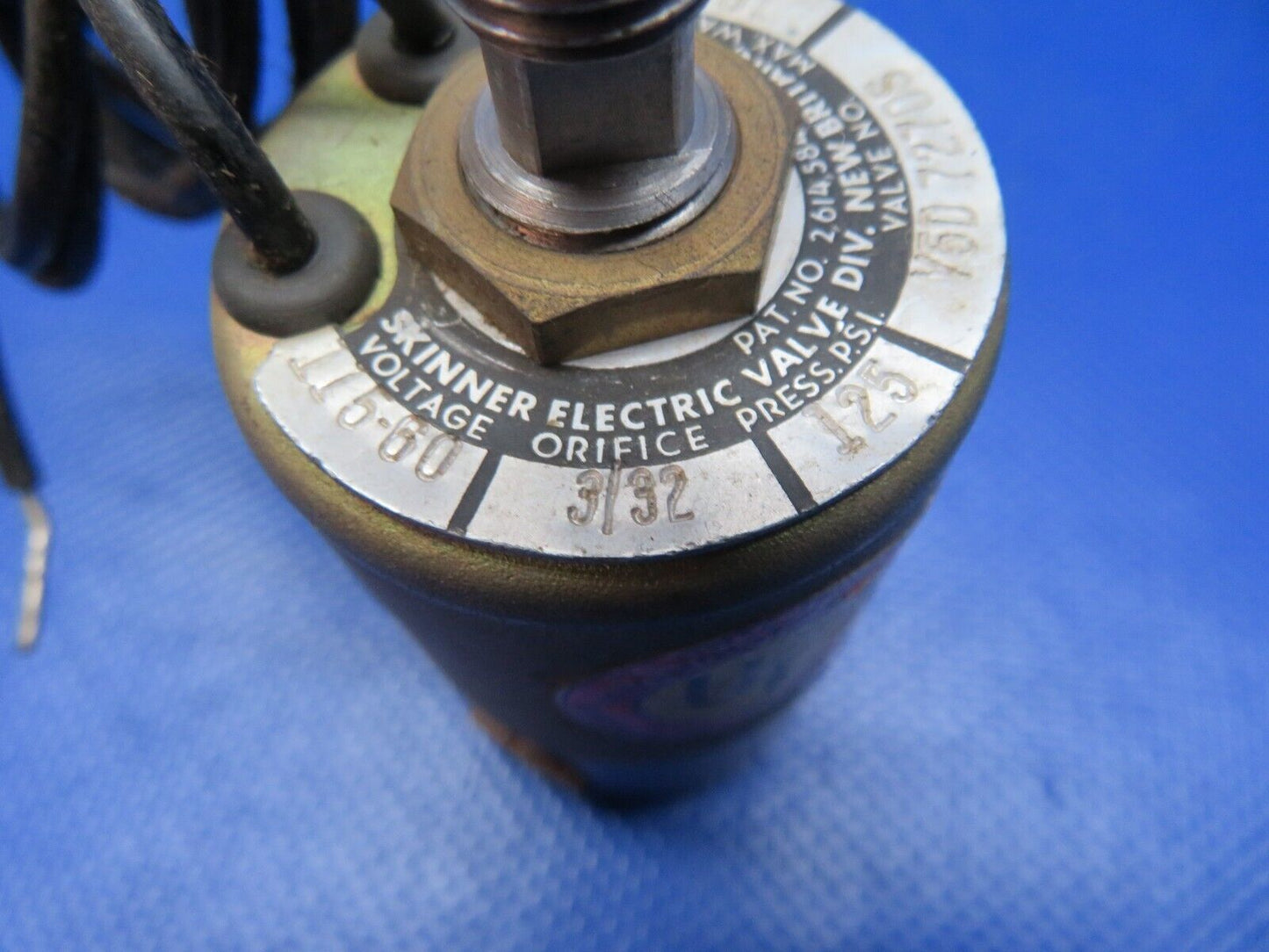 Skinner Solenoid Coil Valve P/N 115-60 TESTED (0324-203)