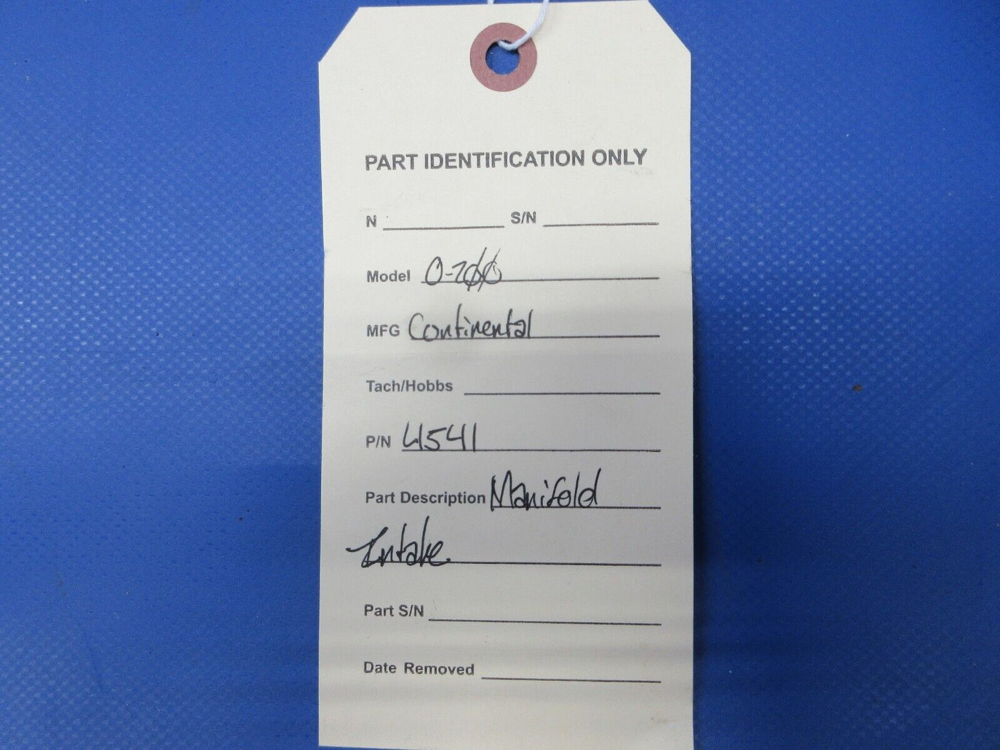 Continental O-200 Manifold Intake P/N 4541 (0824-1225)