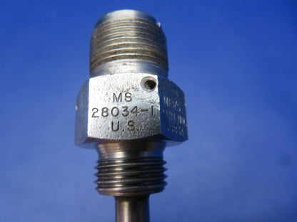 Beech D95A Travel Air Lewis Oil Temperature Probe P/N 56B3A TESTED (0426-127)3
