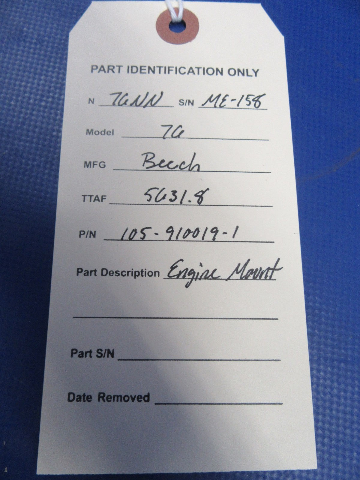 Beech 76 Duchess Engine Mount P/N 105-910019-1 (0326-50)9