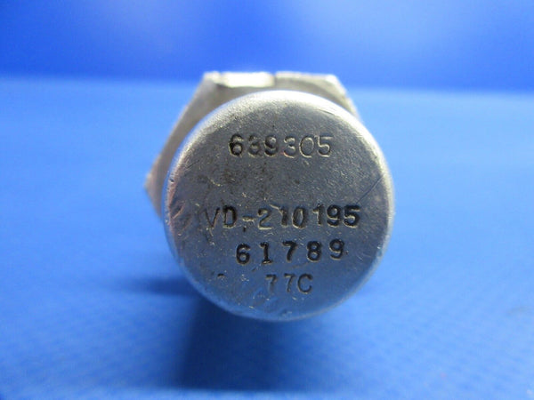 Continental TSIO-520-E9B Oil Relief Valve P/N 639305 (0924-730)