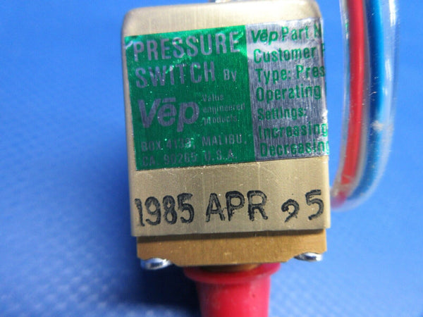 Vep Pressure Switch P/N 674-3 NOS (0324-1272)