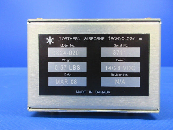 Northern Airborne Technology Navigational Data Switch RS24-020 NOS (0324-635)