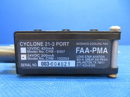 Cyclone 21-3 Part Avionics Cooling Fan 24v CRB-122253 TESTED (1124-155)
